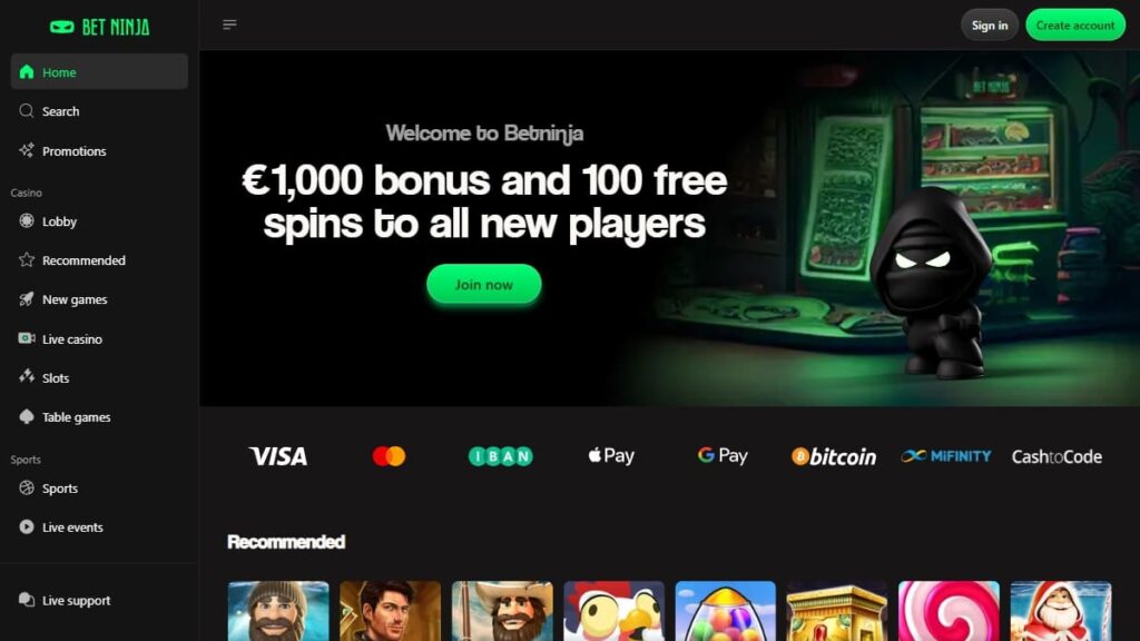 ervaringen met het online casino zonder cruks van betninja