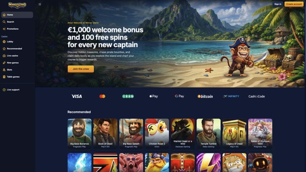 review over gokken zonder cruks aanbieder winner island nederland
